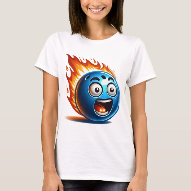 T-shirt À la balle de botte de pompiers (Devant)