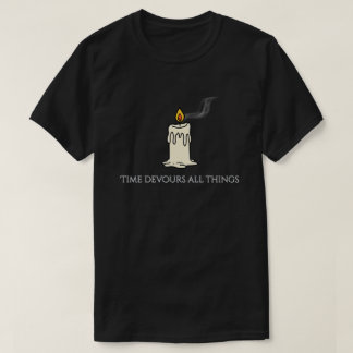 T-Shirt à la bougie d'esthétique Académie sombre 