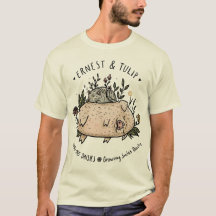 T-shirt à la chandelle masculine Ernest & Tulip