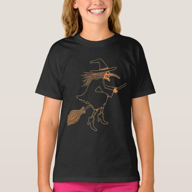 T-shirt à la chasse aux sorcières (Devant)