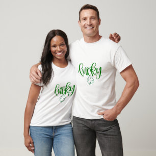 T-Shirt à la feuille de trèfle de la Saint-Patrick