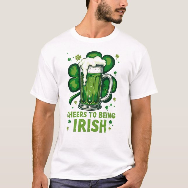 T-shirt À la fierté irlandaise - Saint-Patrick (Devant)