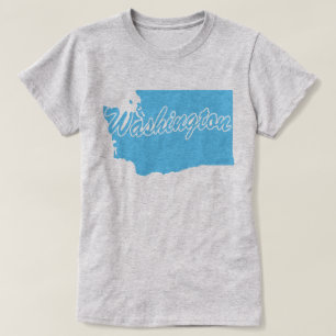 T-shirt à la forme de l'État de Washington
