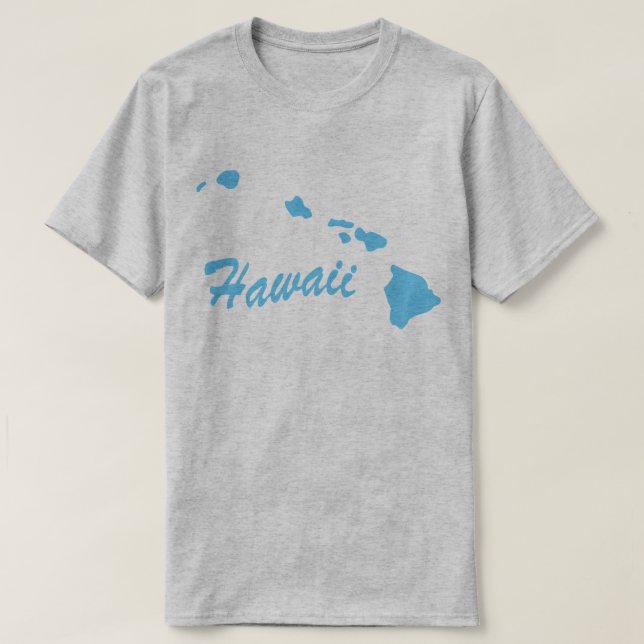 T-shirt à la forme de l'État d'Hawaii (Design devant)