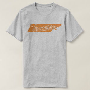 T-shirt à la forme de l'État du Tennessee