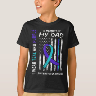 T-shirt À la mémoire de papa, sensibilisation et préventio