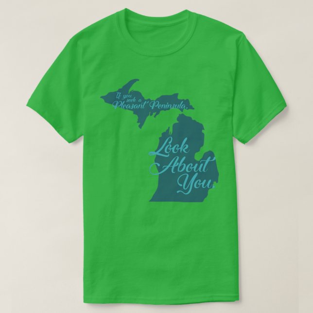 T-shirt A la recherche d'une péninsule agréable (Design devant)