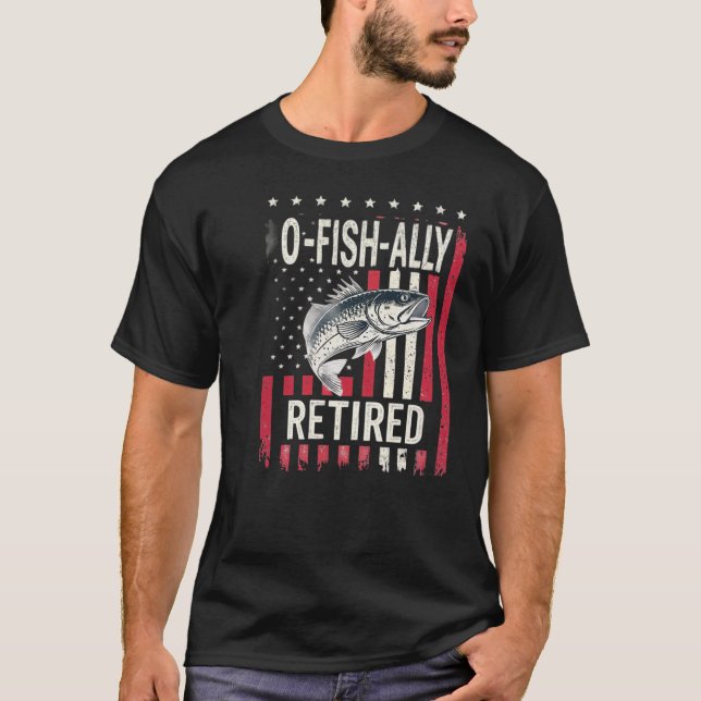 T-shirt à la retraite O-Fish-Ally (Devant)