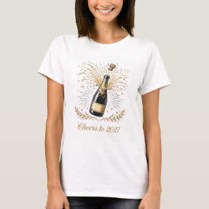 T-shirt « À la santé de 2027 » pour femme