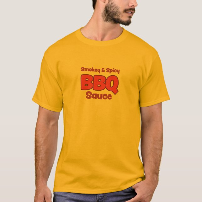 T-shirt à la sauce BBG fumée et épicée (Devant)