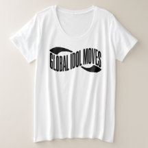 T-shirt à la typographie de Global Idol Moves