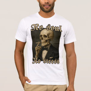 T-shirt à l'ambiance crâne