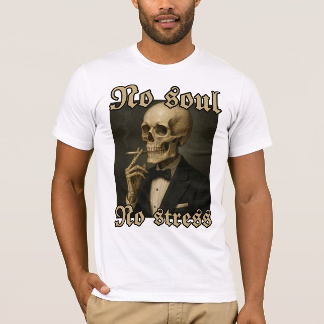 T-shirt à l'ambiance crâne (Devant)