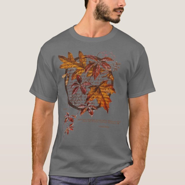 T-shirt à l'automne (Devant)