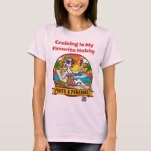 T-shirt à l'avant avec Ladies Cruising mon passe-t