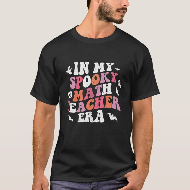 T-shirt À l'époque de mon professeur de mathématiques effr (Devant)