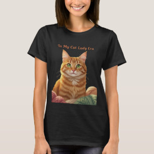 T-shirt À l'Ère de la Dame aux Chats Cozy Tabby Charme