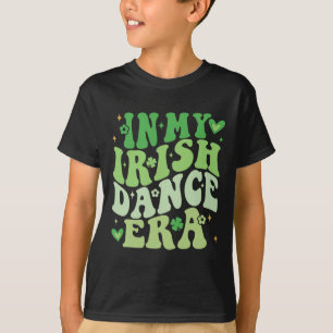 T-shirt À l'ère de ma danse irlandaise Groovy Shamrock Dan