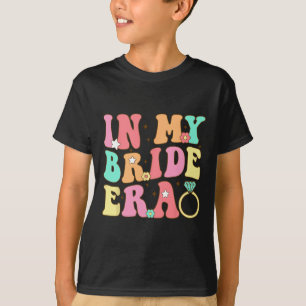 T-shirt À l'ère de ma mariée Mariée Demoiselle d'honneur M