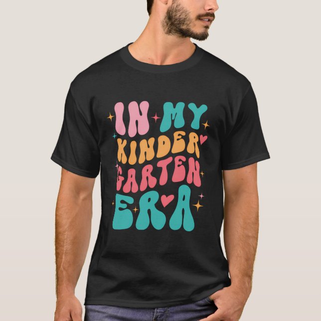 T-shirt À l'ère de ma maternelle (Devant)