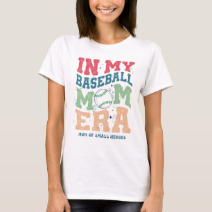T-shirt À l'ère de ma mère de baseball Rétro Citation Vint