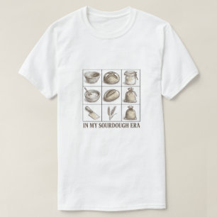 T-shirt À l'ère de mon pain au levain, boulanger de pain a
