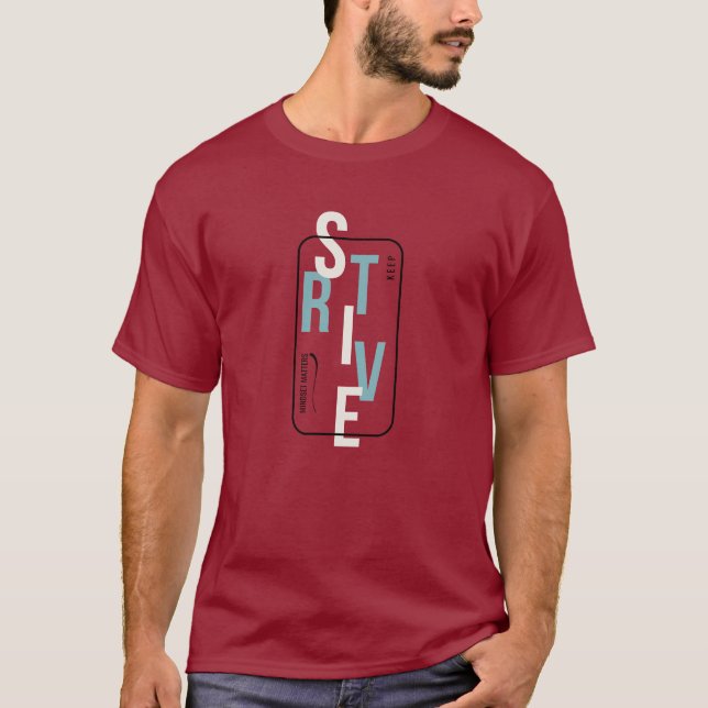 T-SHIRT À L'ESPRIT DE PERSEVÉRANCE (Devant)