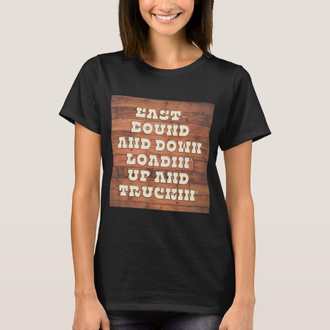 T-shirt À l'est et en bas  1 (Devant)