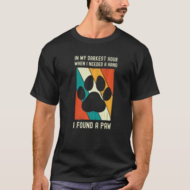T-shirt à l'heure la plus sombre où j'avais besoin d'une m (Devant)