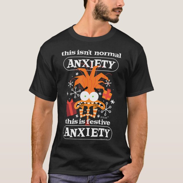 T-shirt À l'intérieur 2 - Anxiété Festive Noël (Devant)