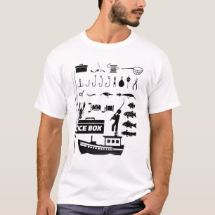 T-shirt à liste de contrôle de pêche
