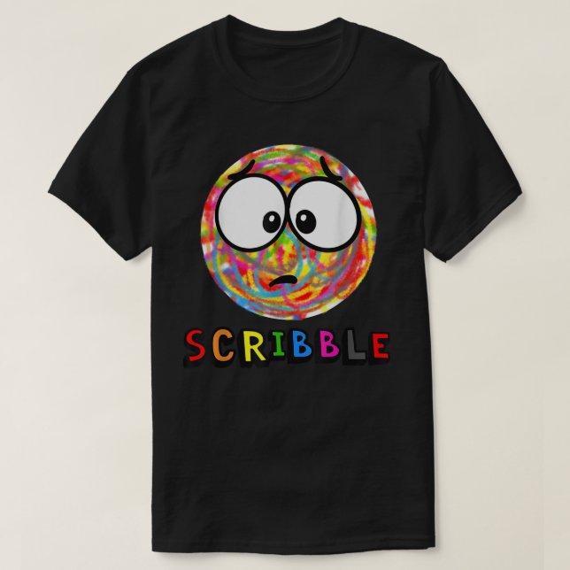 T-shirt A Little Scribble (Design devant)