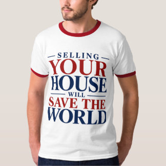 T-shirt à logo sur le devant - Sauver le Monde