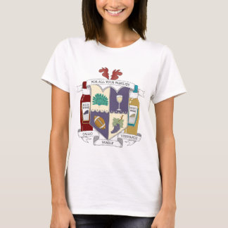 T-shirt à long feutre pour femmes