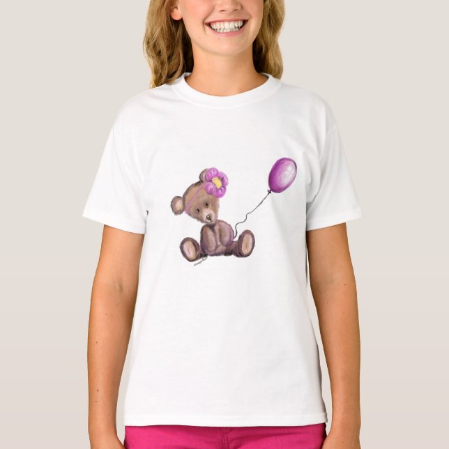 T-shirt à l'ours mignon (Devant)