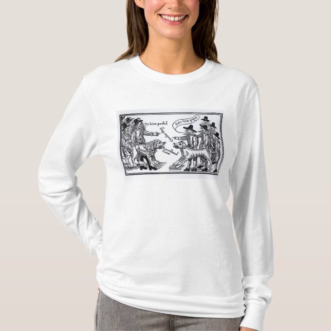 T-shirt À lui Pudel, le mordent Peper (Devant)