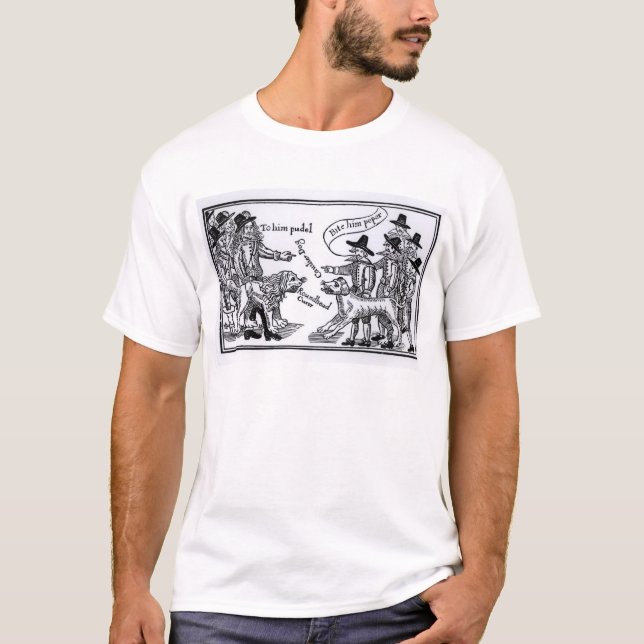 T-shirt À lui Pudel, le mordent Peper (Devant)