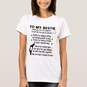 T-shirt À ma bestiole, nous sommes les meilleurs amis pour