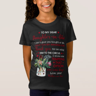 T-Shirt À ma chère fille en droit