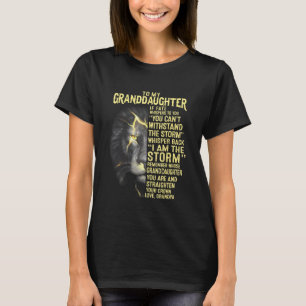 T-shirt À ma petite-fille Ton grand-père d'amour