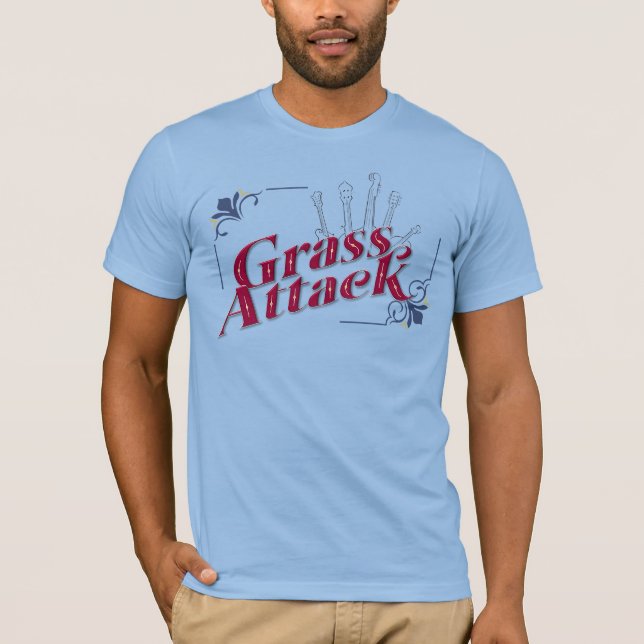 T-shirt à manche courte Grass Attack pour hommes (Devant)
