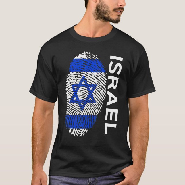 T-shirt à manches avec maillot d'équipe du drapeau (Devant)