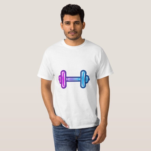 T-Shirt à manches courtes avec dégradé moderne (Devant entier)