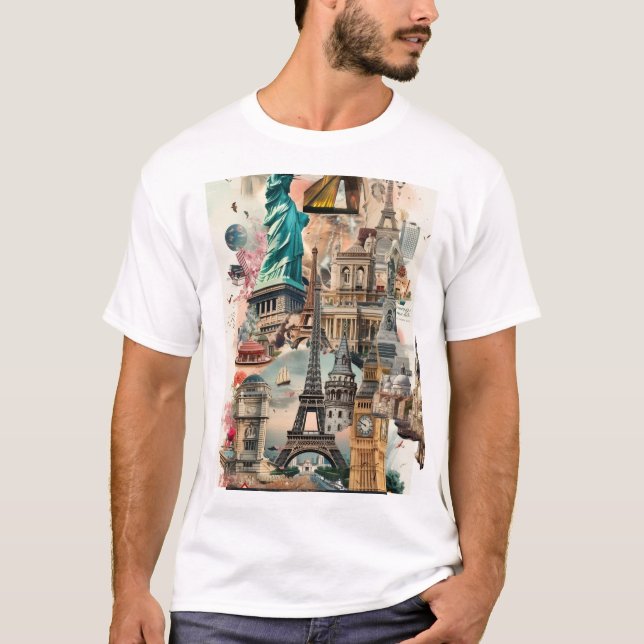 t-shirt à manches courtes avec impression géniale (Devant)