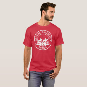 T-shirt à manches courtes avec le grand logo blan