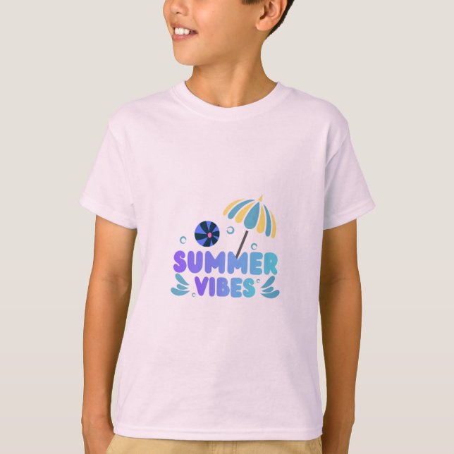 T-Shirt à manches courtes avec motif (Devant)