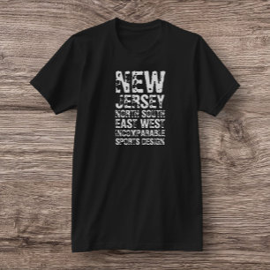 T-shirt à manches courtes du New Jersey Nord-Ouest