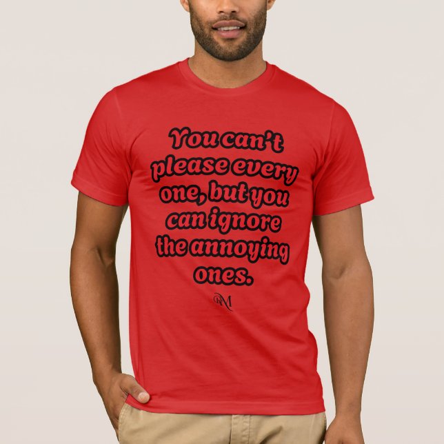 T-shirt à manches courtes : impossible de plaire à (Devant)