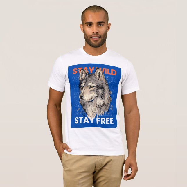T-shirt à manches courtes pour hommes (Devant entier)