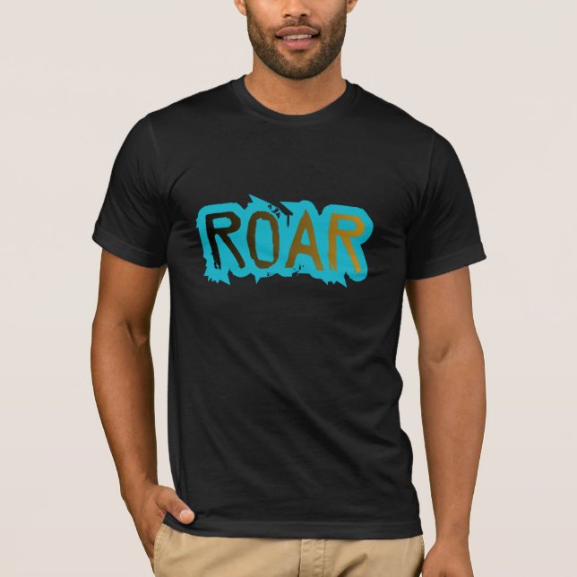 T-Shirt à manches courtes pour hommes ROAR (Devant)
